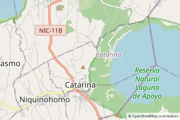 Karte La Laguna de Apoyo