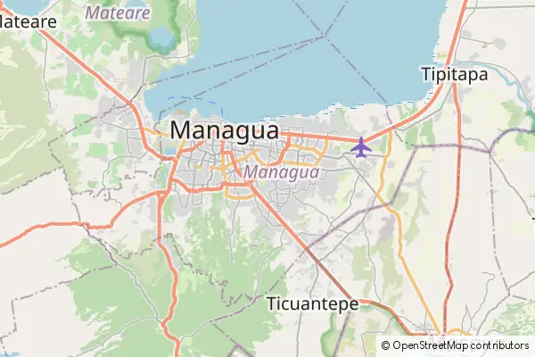 Karte Managua