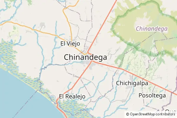 Karte Chinandega