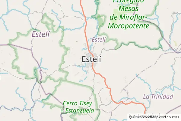 Karte Estelí