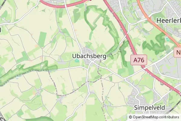 Karte Ubachsberg