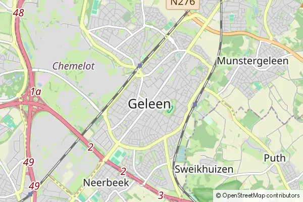 Karte Geleen