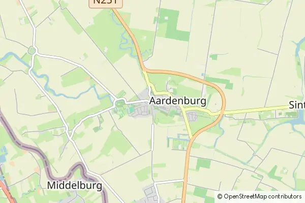 Karte Aardenburg