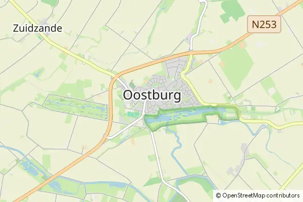 Karte Oostburg