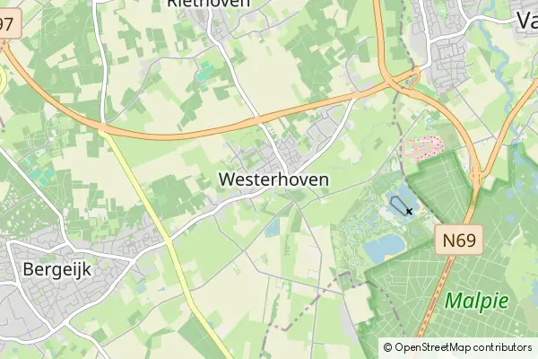 Karte Westerhoven