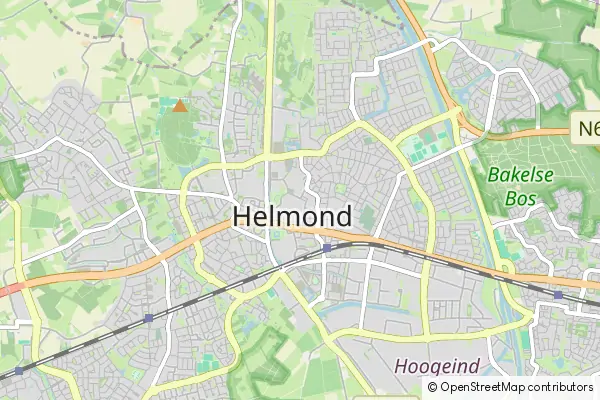 Karte Helmond