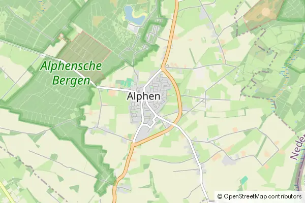 Karte Alphen