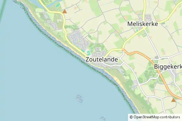 Karte Zoutelande