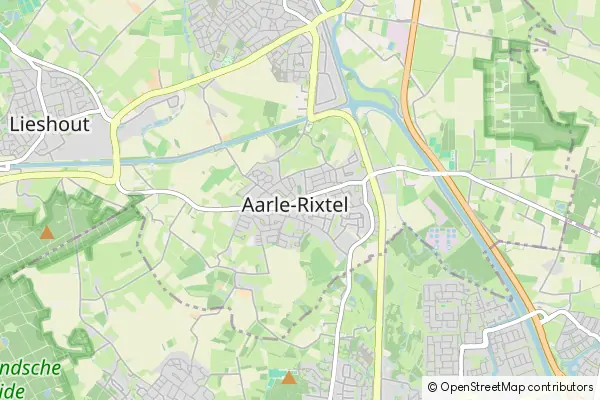 Karte Aarle-Rixtel