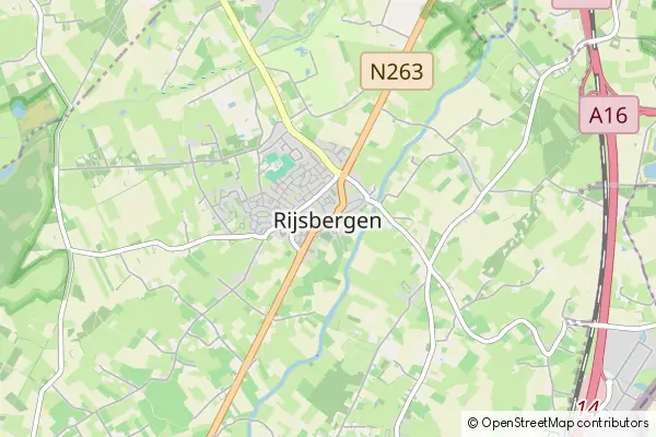 Karte Rijsbergen