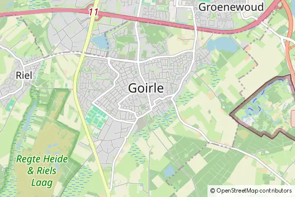 Karte Goirle