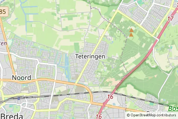 Karte Teteringen