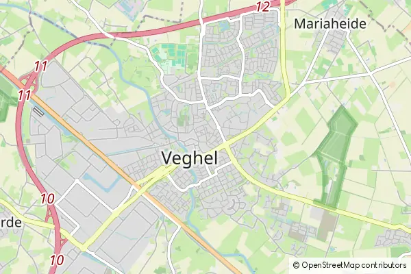 Karte Veghel