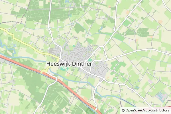 Karte Heeswijk-Dinther