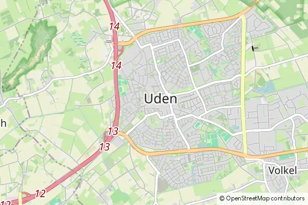 Karte Uden