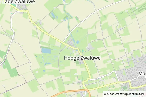 Karte Hooge Zwaluwe