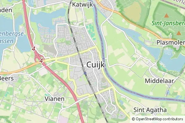 Karte Cuijk