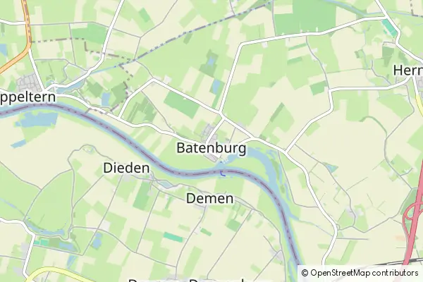 Karte Batenburg