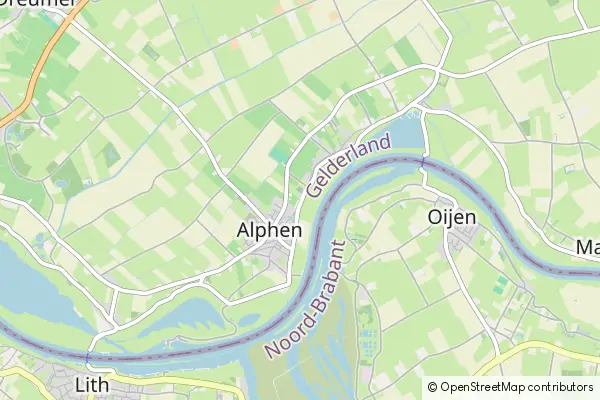 Karte Alphen