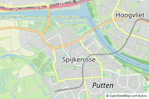 Karte Spijkenisse