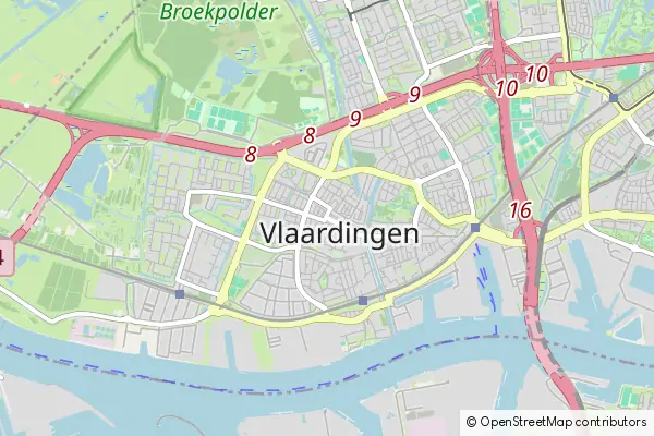 Karte Vlaardingen