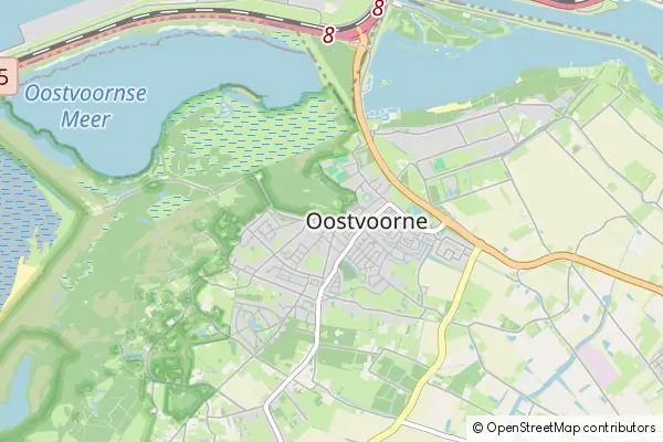 Karte Oostvoorne