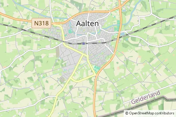 Karte Aalten