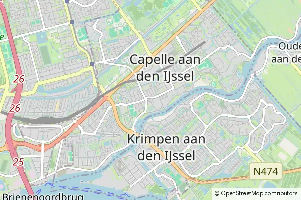 Karte Capelle aan den IJssel