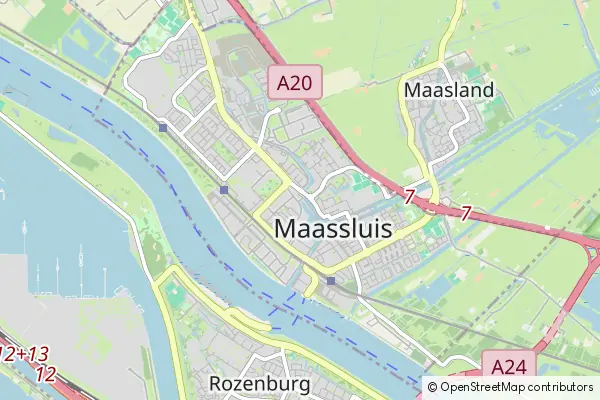 Karte Maassluis