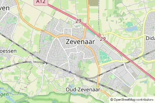 Karte Zevenaar