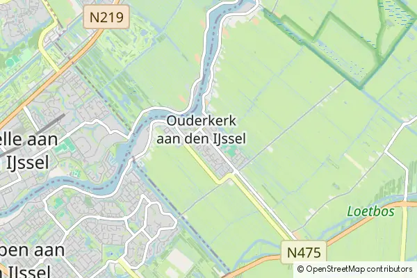 Karte Ouderkerk aan den IJssel