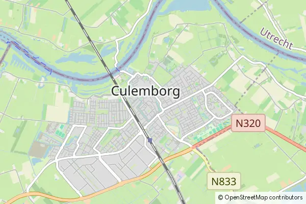 Karte Culemborg