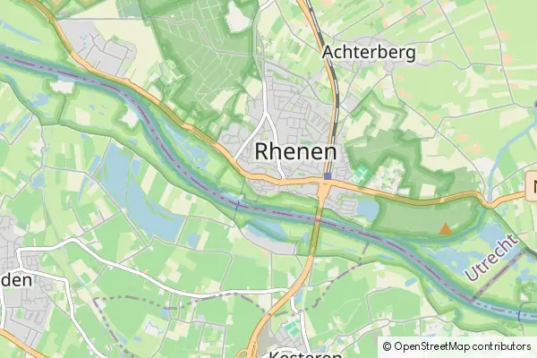 Karte Rhenen