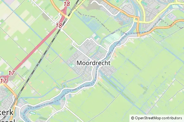 Karte Moordrecht