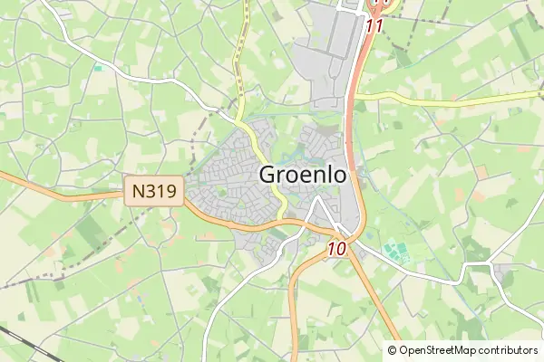 Karte Groenlo