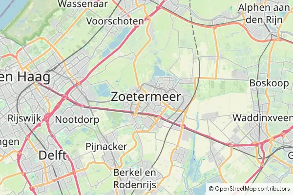 Karte Zoetermeer