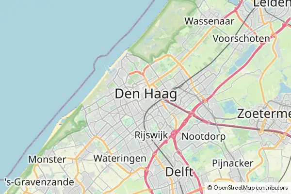 Karte Den Haag