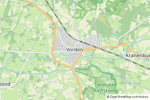 Karte Vorden