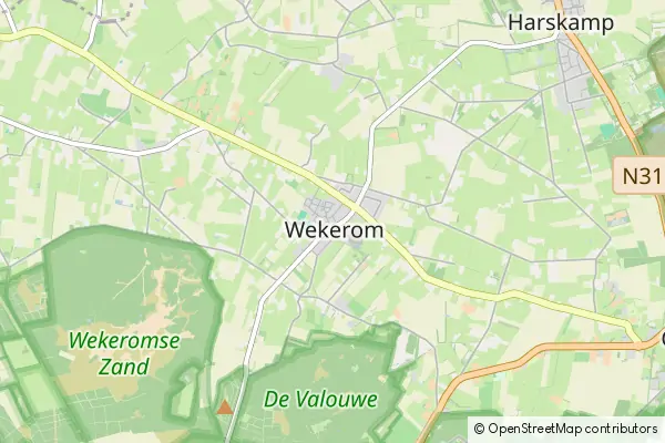 Karte Wekerom