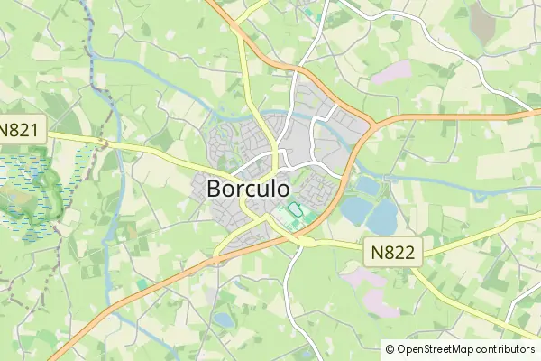 Karte Borculo