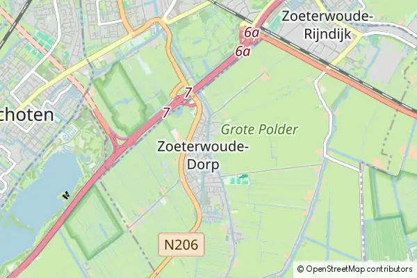 Karte Zoeterwoude