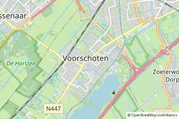 Karte Voorschoten