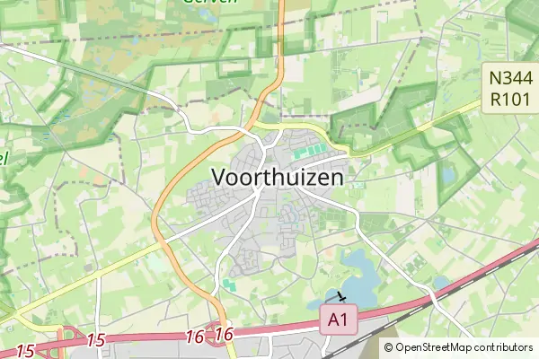 Karte Voorthuizen