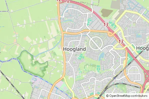 Karte Hoogland