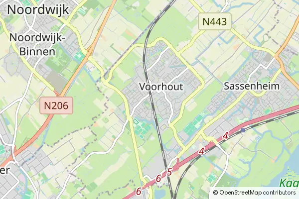 Karte Voorhout