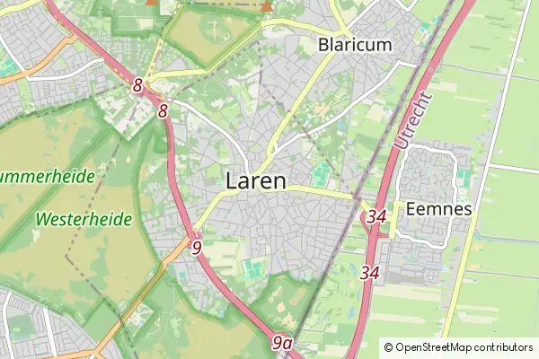 Karte Laren