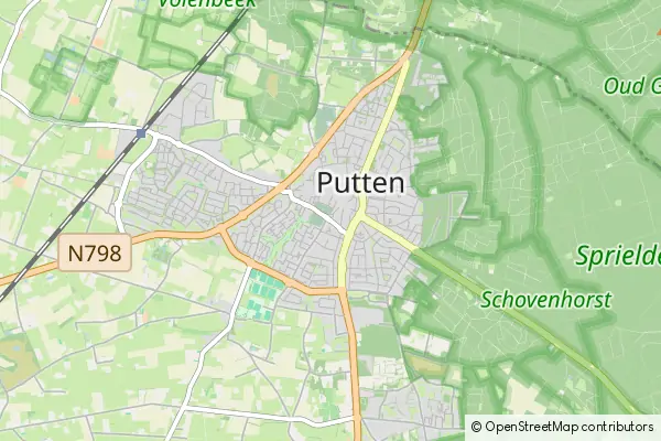 Karte Putten