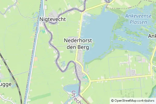 Karte Nederhorst den Berg