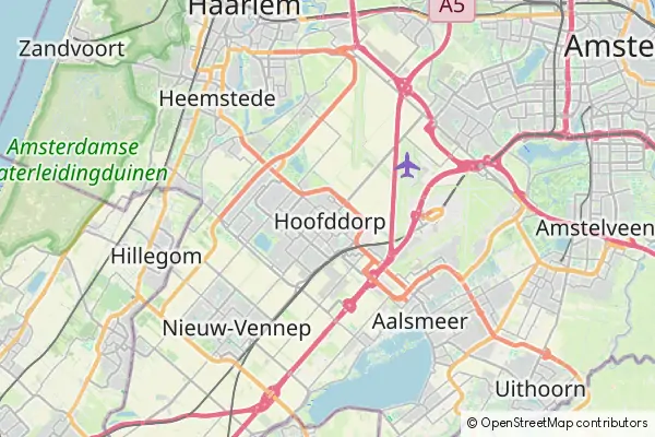 Karte Hoofddorp