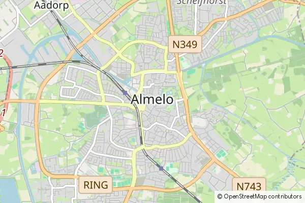 Karte Almelo